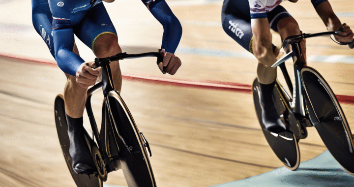 El ciclismo de pista se practica en un velódromo cerrado.
