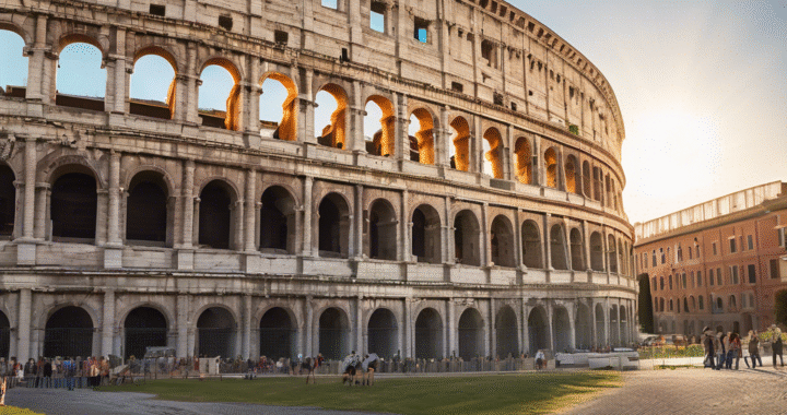 ¿Qué imperio construyó el Coliseo?