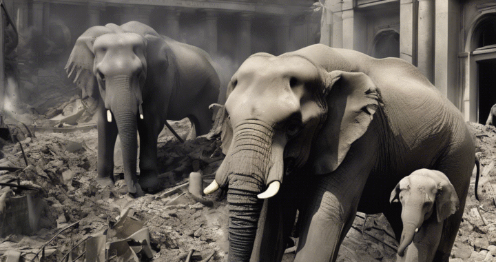 La primera bomba lanzada por los Aliados en Berlín durante la Segunda Guerra Mundial mató al único elefante del zoológico.