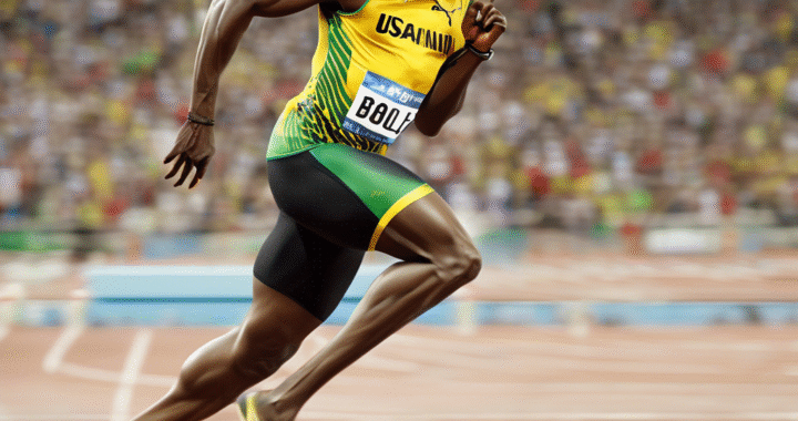 Usain Bolt es el hombre más rápido del mundo con 9.58 segundos en 100 metros.