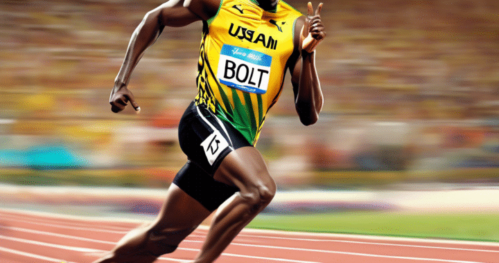 Usain Bolt es el hombre más rápido del mundo con 9.58 segundos en 100 metros.