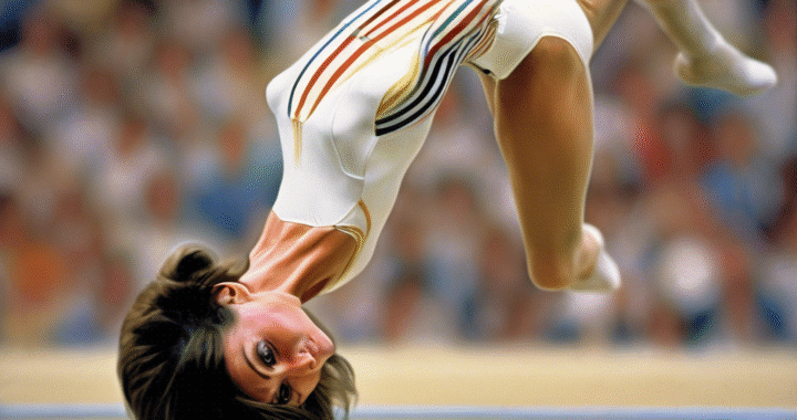 Nadia Comaneci logró el primer 10 perfecto en gimnasia olímpica en 1976.