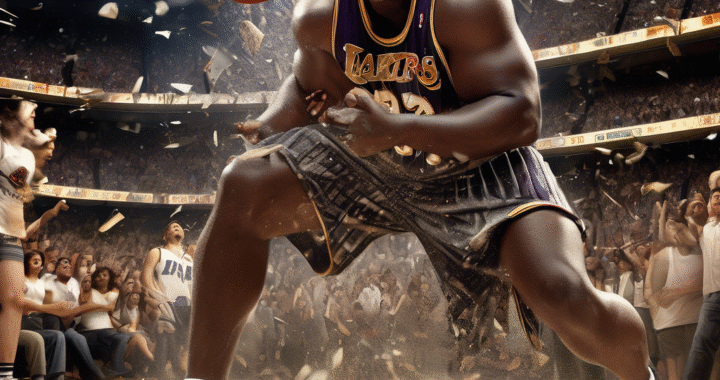 Shaquille O’Neal rompió varios tableros de baloncesto durante su carrera.